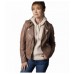 Harry Wild (Harry Wild) Jane Seymour Brown Leather Jacket